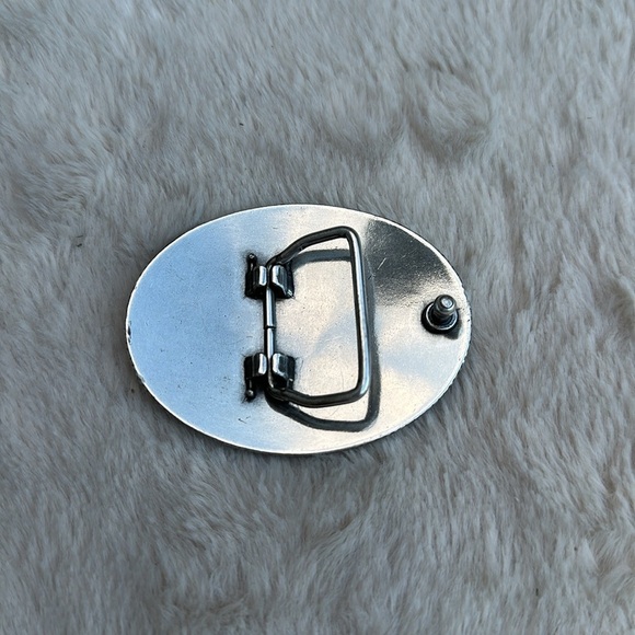 Ariat Silver Rodeo Champion Belt Buckle - Picture 2 of 2